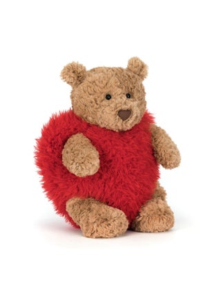 Bartholomew Bear Heartthrob Plush Toy 22 cm, Teddy Bear Holding Red Heart, Super Soft Collectible Gift for Kids & Loved Ones - view 4